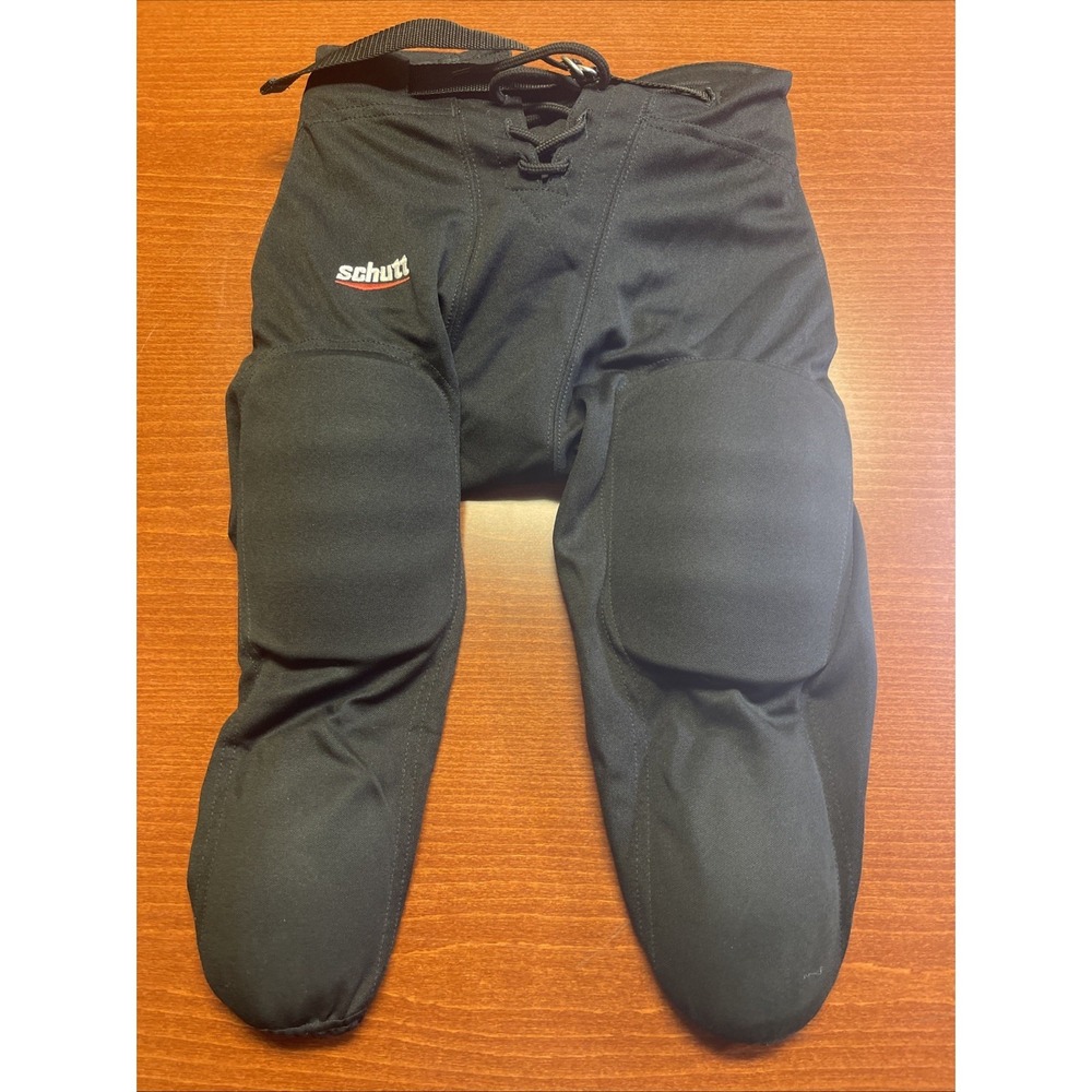 Schutt Youth Integrated Football Practice Pant, Medium , Black ( With Pads)